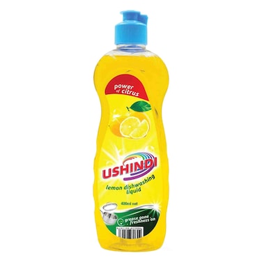 Ushindi Dish Washing Liquid Lemon 400ml