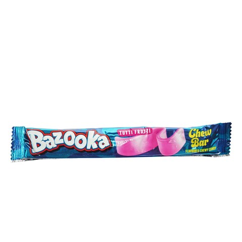 Bazooka Tutti Frutti Soft Chew Bar 14g