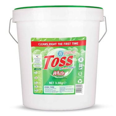Toss Washing Powder White Bucket 3.5kg