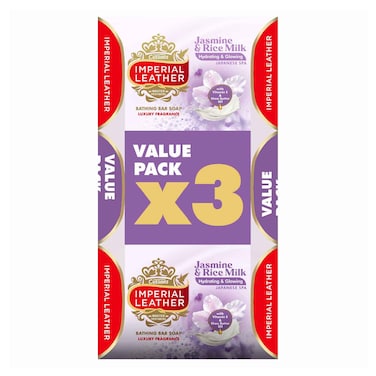 Imperial Leather Soap Jasmine&amp; Rice Milk 150gx3