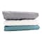 Estilo Pillow Case Satin Strips 2Pieces Assorted Color.  