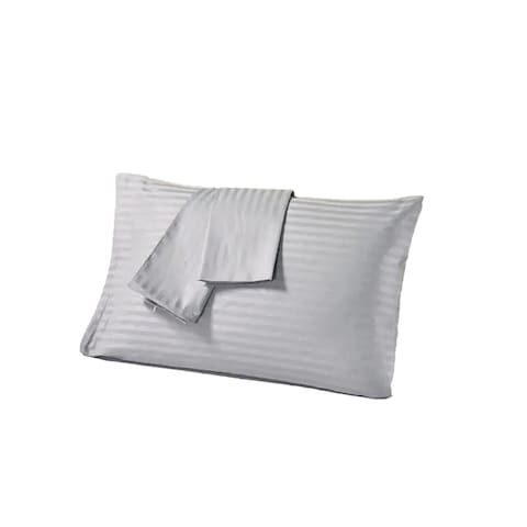 Estilo Pillow Case Satin Strips 2Pieces Assorted Color.  