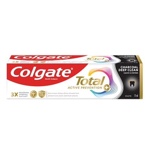 Colgate Total12 Deep Clean Charcoal Toothpaste 75ml