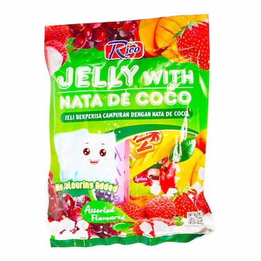 Rico Jelly With Nata De Coco 100G