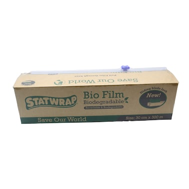 Statwrap Biodegradable Cling Film With Blade 30cmx300m