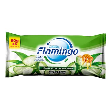 Flamingo Soap Aloe Vera 90Gx3