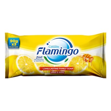 Flamingo Soap Lemon 90Gx3