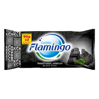 Flamingo Soap Black 90Gx3