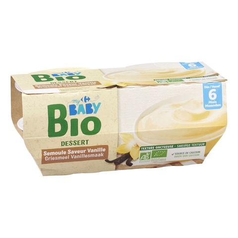 Carefour Baby Bio Vanilla Semolna 4X100G