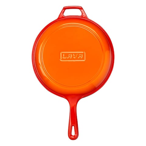 LAVA DIVIDED PAN ORANGE 26X30