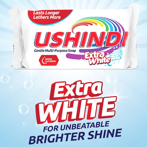 Ushindi Det Soap Bar White 175G