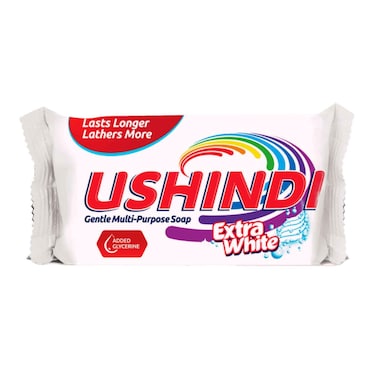 Ushindi Detergent Soap Bar White 175g