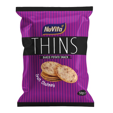 NUVITA FRUIT CHUTNEY THINS 50G