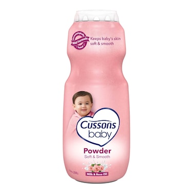 Cussons Soft And Smooth Milk And Rose Oil Baby Powder 200g