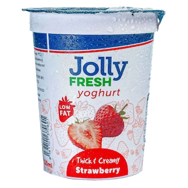 Jolly Fresh Thick And Creamy Strawberry Cup Yoghurt 150ml