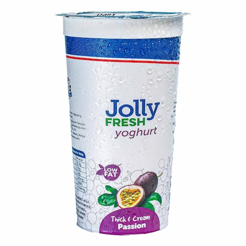 Jolly Fresh Thick And Creamy Passion Yoghurt 250ml