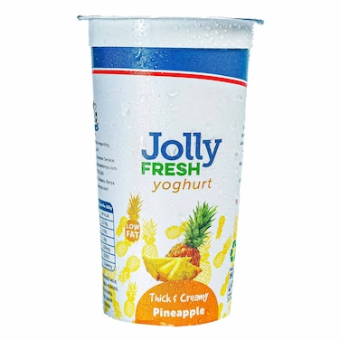 Jolly Fresh Thick And Creamy Pineapple Cup Yoghurt 250ml