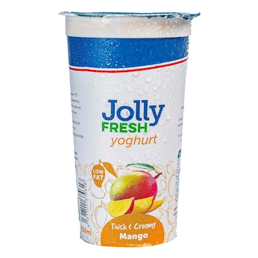 Jolly Fresh Thick And Creamy Mango Yoghurt 250ml