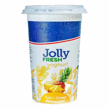 Jolly Fresh Thick And Creamy Pineapple Cup Yoghurt 500ml