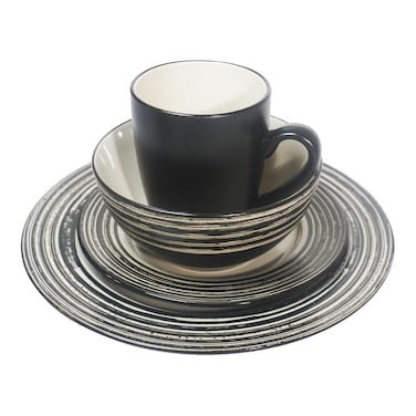 Thomesone Pottery  16 Pieces Dinner Set-Tahiti Latte 205074