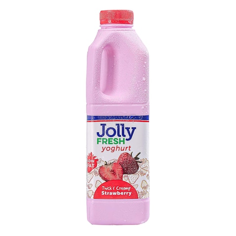 Jolly Fresh Yogurt Strawberry Bottle 1L