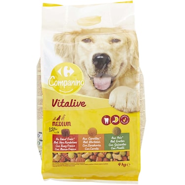 Carrefour Fresh Beef Dog Biscuits 4Kg