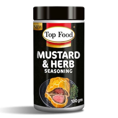 Top Food Mustard &amp; Herb Season Jar 100g