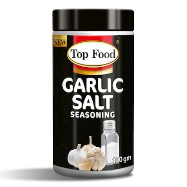 Top Food Garlic Salt Jar 100g