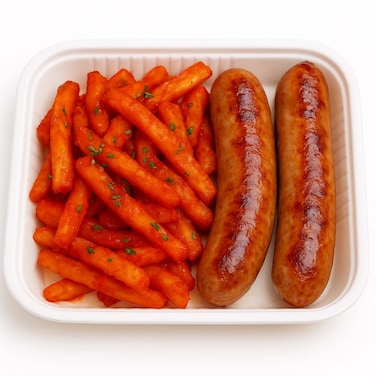 Combo Masala Fries + Sausage