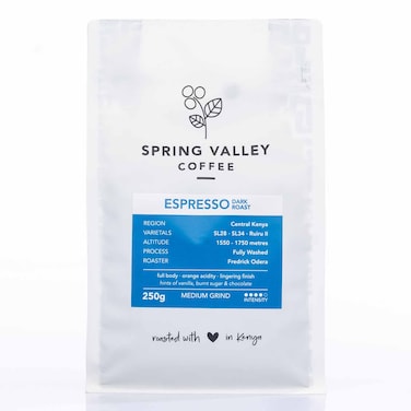 Spring Valley Dark Roast Medium Grind 250g