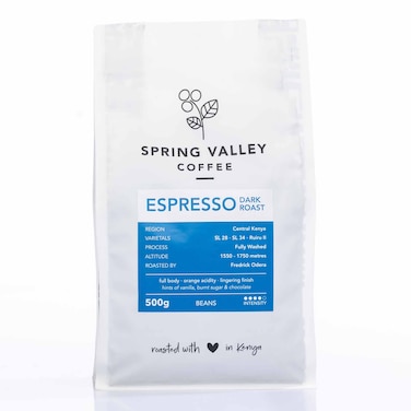 Spring Valley Dark Roast Beans 500g