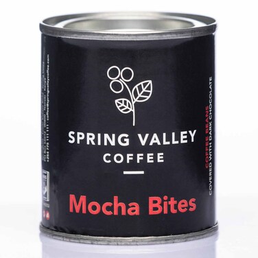 Dark Chocolate Covered Coffee Beans Tin 40g