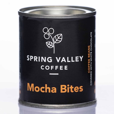 Spring Valley White Chocolate Covered Coffee Beans 40g