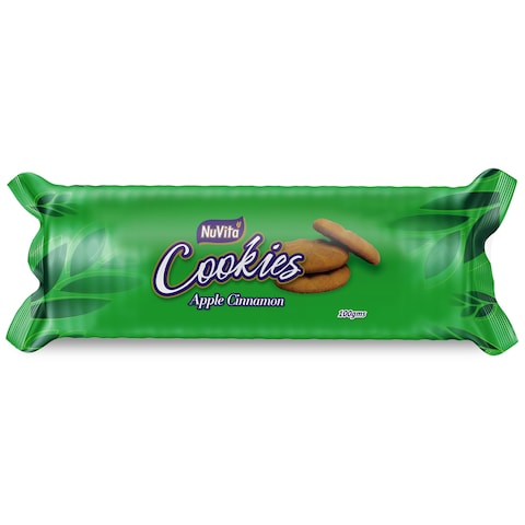 NuVita Apple &amp; Cinnamon Cookies 100g