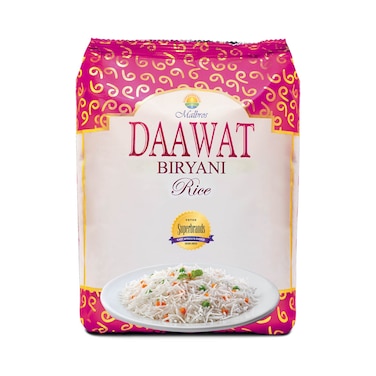 Malbros Daawat Biryani Rice 5Kg