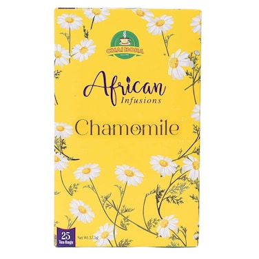 Chai Bora African Infusions Chamomile 25 Tea Bags.