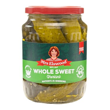 Mrs Elwood Sweet &amp; Sour Cucumbers 670G