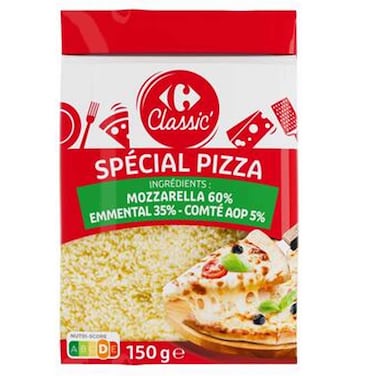 Carrefour Grated Cheese Special Pizza 150g