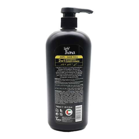 Lady Diana Shampoo &amp; Conditioner Anti- Hair Hall 750Ml
