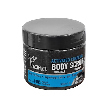 Lady Diana Charcoal Scrub 300Ml