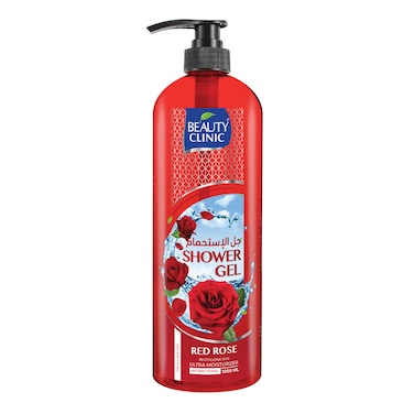 Beauty Clinic Shower Gel Red 1000Ml