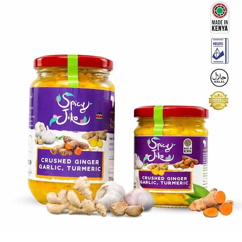 Spicyjiko Crushed Ginger Garlic Tumeric Paste 200G