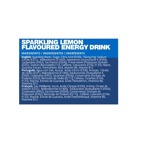Score Energy Drink Dry Lemon 500Ml