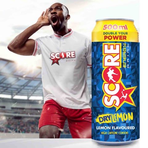 Score Energy Drink Dry Lemon 500Ml