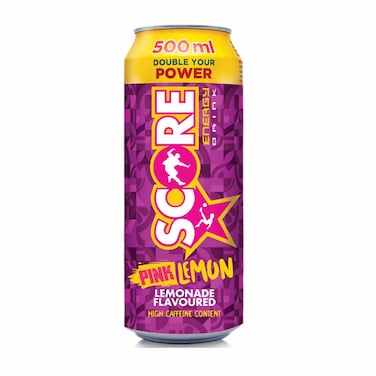 Score Energy Drink Pink Lemon 500Ml