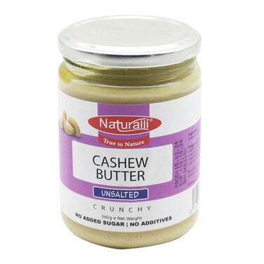 NATURALLI C UNST.CASHEW BUTTER 360G
