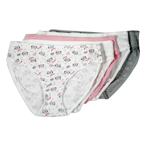 Basic 5 Pieces  Briefs Fancy Tex Girl 4/5A Rsd