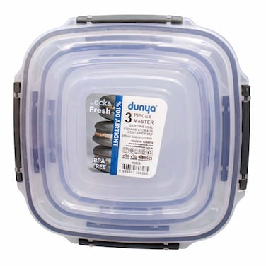 Dunya 3 Pieces Square Storage Set No30828