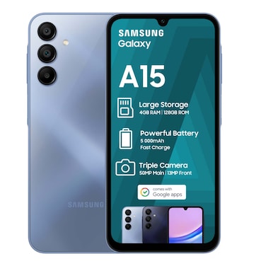 SAMSUNG A15 LTE 6 X 128GB BLACK