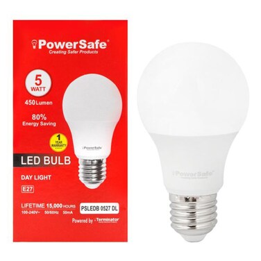 Powersafe Led Bulb 5W Day Light E27